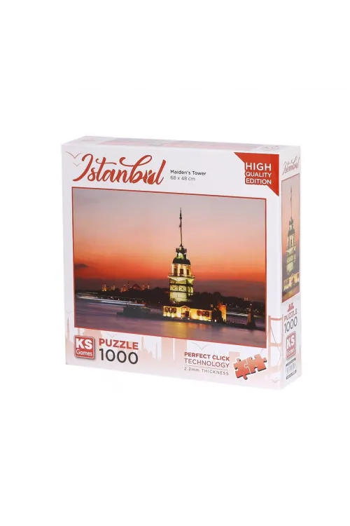 20729 Kız Kulesi Gün Batımı 1000 Parça Puzzle -KS Puzzle