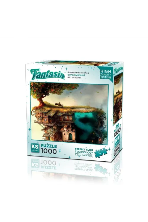 20777 PUZZLE 1000 PLANİST ON THE ROOFTOP