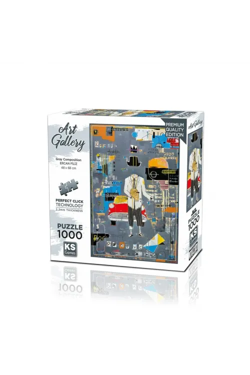 20684 PUZZLE 1000 Gray Composition