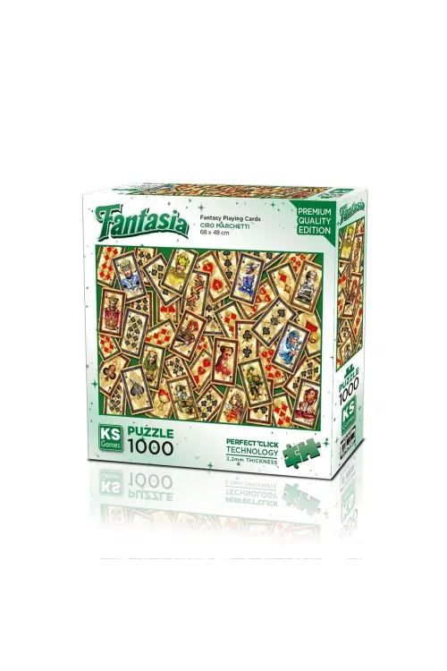 20845  PUZZLE 1000 Fantasy Playing Cards