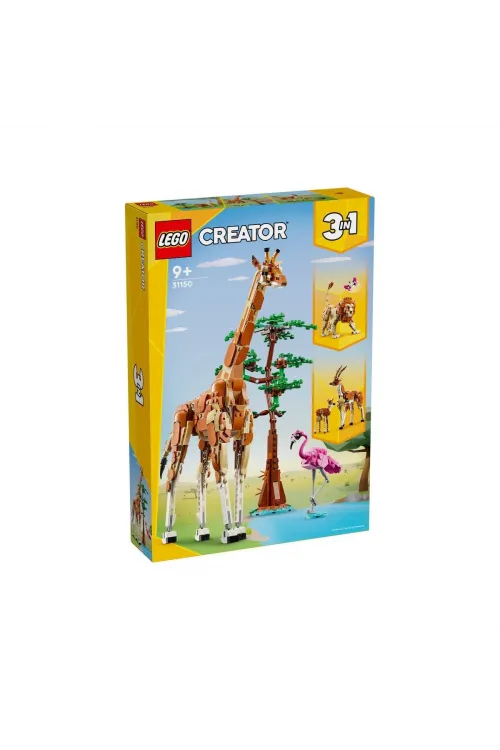 31150 Lego Creator 3ü1 arada Vahşi Safari Hayvanları 780 parça +9 yaş