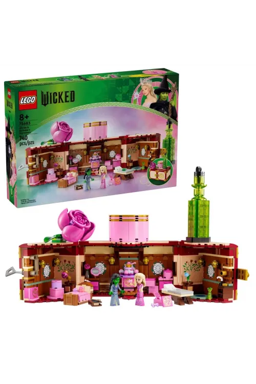75683 Lego Wicked - Elphaba ve Glindanın Yurdu 740 parça +8 yaş