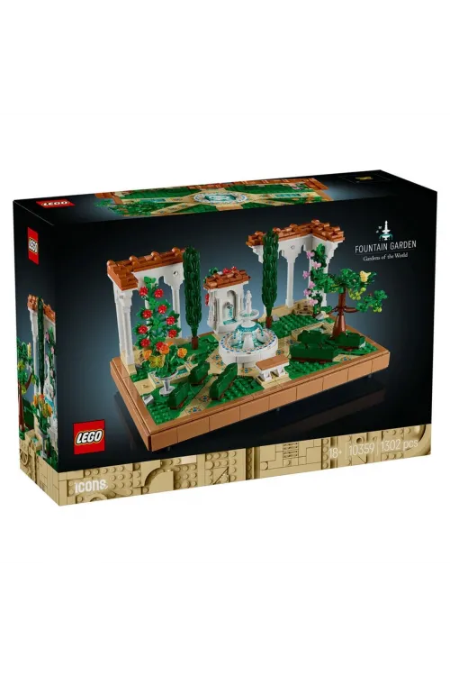 10359 Lego icons Çeşmeli Bahçe - Fountain Garden 1302 parça +18 yaş