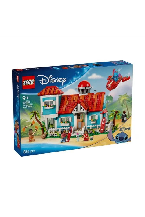 43268 Lego Disney Lilo ve Stiç Plaj Evi 834 parça +9 yaş
