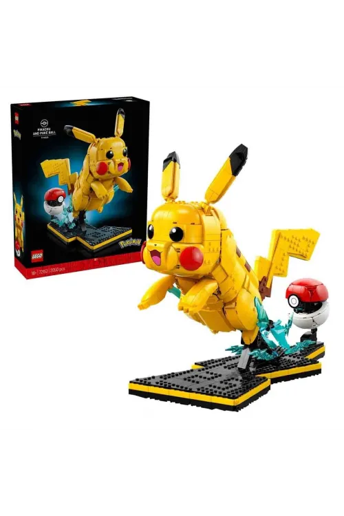 72152 Lego Pokémon Pikachu ve Poké Topu 2050 parça +18 yaş