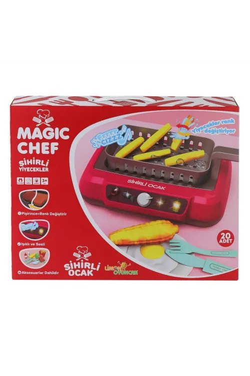 2A550 Magic Chef Barbekü Ocak Seti -Limon Oyuncak