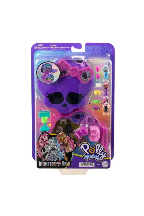 HVV58 Polly Pocket - Monster High Temalı Kompakt Oyun Seti