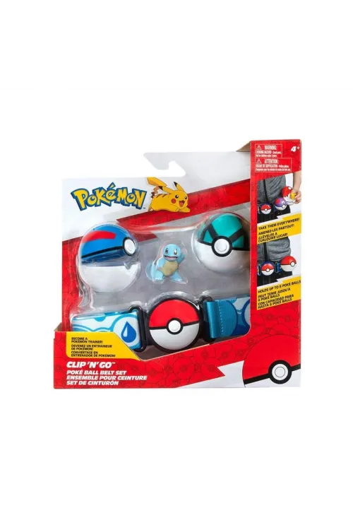 POK 95283-Q Pokemon Clip n Go Pokeball Kemer ve Figür Seti
