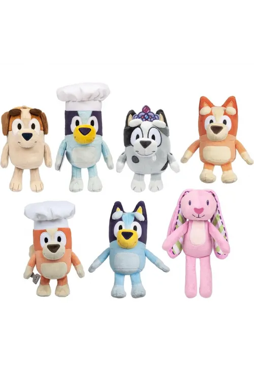 BLUEY/18094 BLUEY PELUŞ FİGÜR 16-23 CM ASORTİ(Belirtilen fiyat, tekli satış için adet fiyatıdır.)