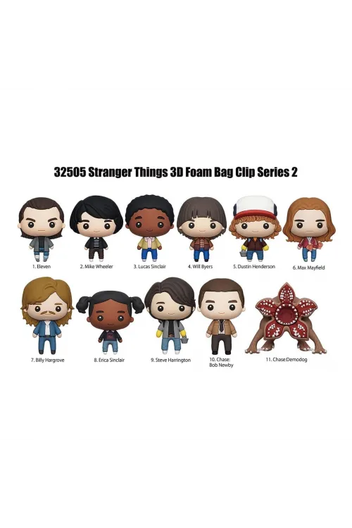 MONO32505 Monogram Stranger Things Klipsli Figür Seri 2 24lü display