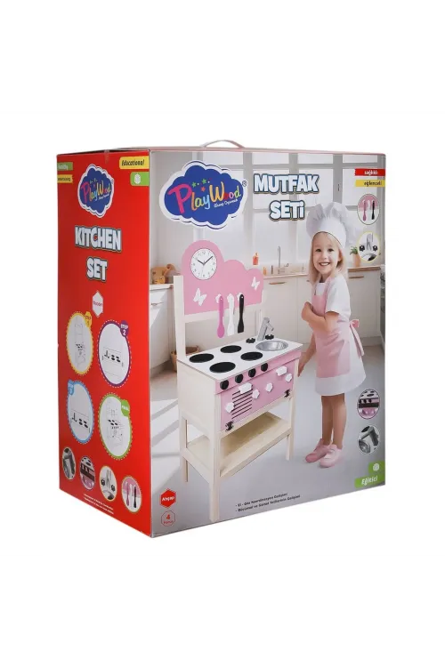 ONY-408 Ahşap Mutfak Seti -Onyıl Oyuncak