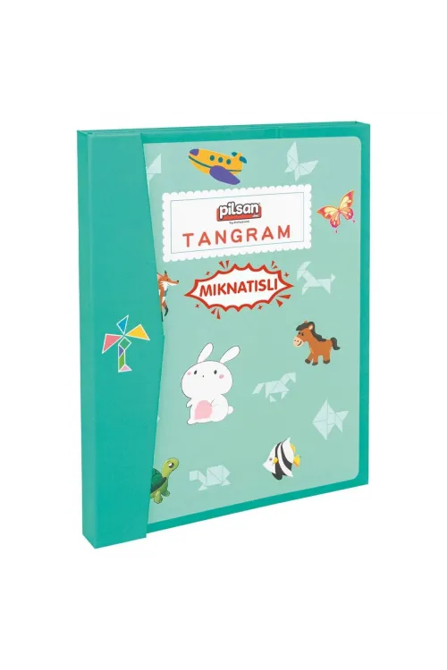 03 569 Ahşap Manyetik Tangram -Pilsan Oyuncak