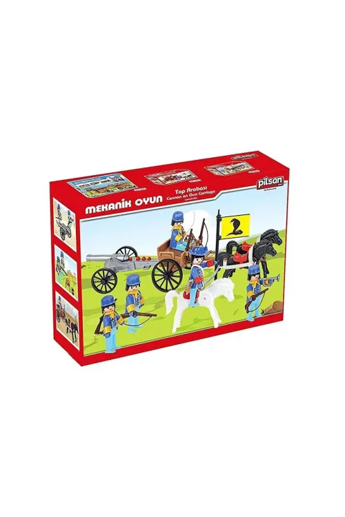 04 004 Mini Mekanik Seri 4 Top Arabası -Pilsan Oyuncak