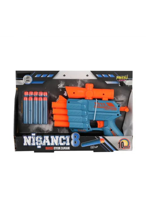 FAB 5757 4 Ağızlı Dart Atıcı Silah -Prestij Oyuncak