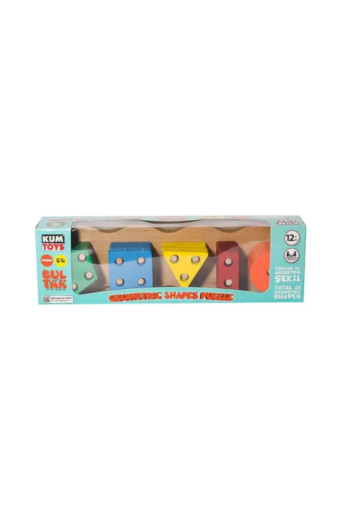 KM5656 Ahşap Beşli Bultak -Kumtoys