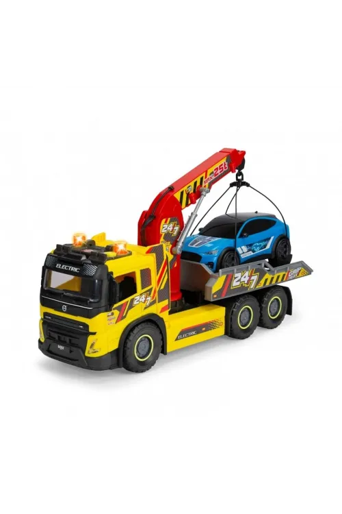 203749039 Giant Tow TruckVolvo FMX freewheel light sound manual crane and