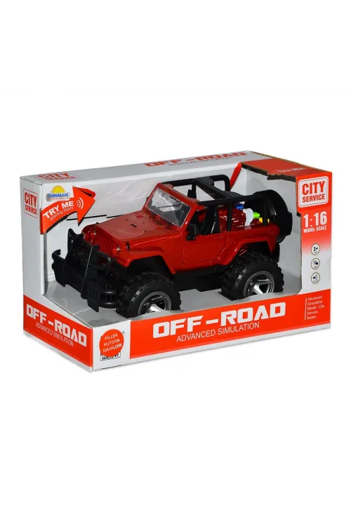 10390 1:16 Sesli ve Işıklı Jeep