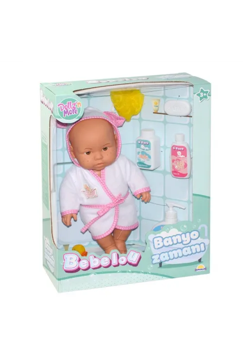 030031 Sunman, Bebelou Banyo Zamanı Bebek Seti, 35 cm / +3 yaş