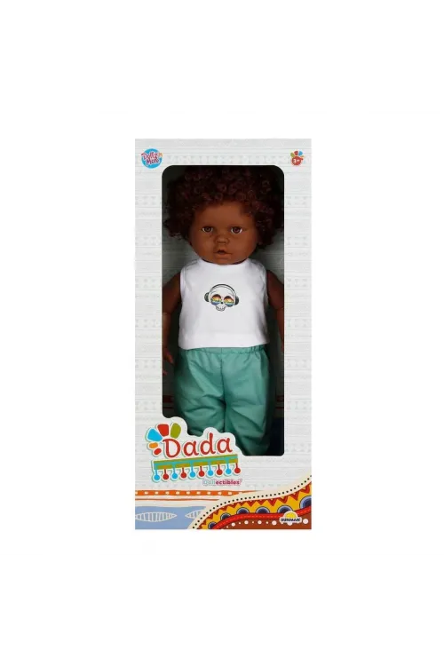 1060091 Dada Kıvırcık Saçlı Bebek 60 cm -Sunman