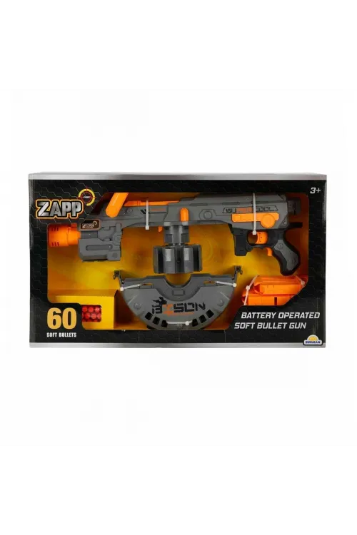 4573 Zapp Toys 60 Mermili Sünger Dart Atan Silah 54 cm -Sunman