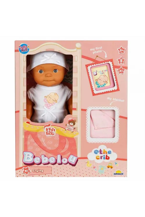 5683 Bebelou Sesli Hoş Geldin Bebeği 30 cm -Sunman