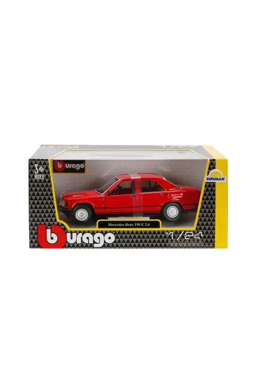 1021103 1:24 Mercedes Benz 1987 190 E Model Araba