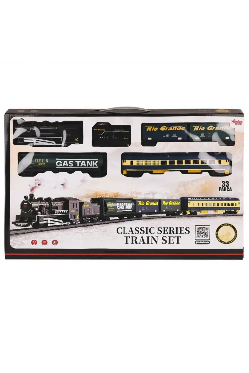 FF-1601C Işıklı ve Sesli 33 Parça Classic Tren - Vardem Oyuncak