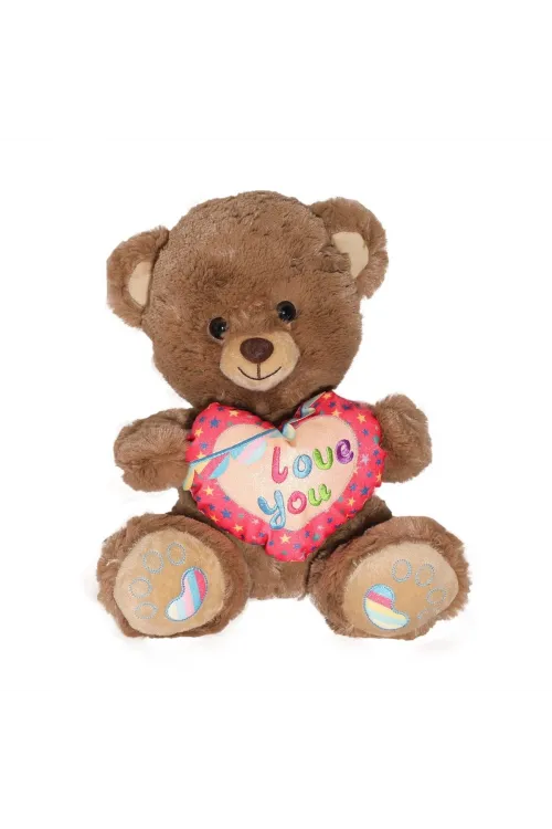 PJH2324  Peluş Kalpli Ayı Love You 30 cm -Vardem