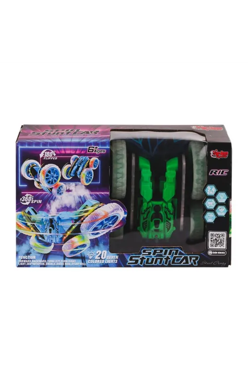 HG-4-45 Kumandalı Işıklı Buharlı Stunt Spin Araba -Vardem Oyuncak