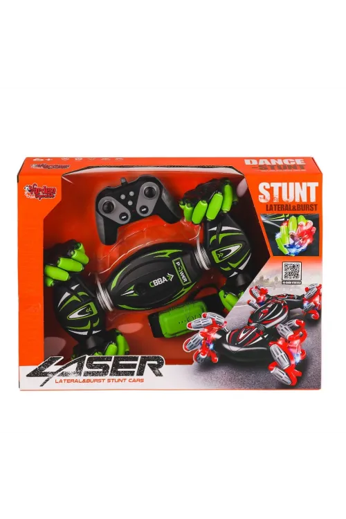 RQ3034-1 Kumandalı Bilekten Kontrol Işıklı Müzikli Stunt Araba -Vardem Oyuncak