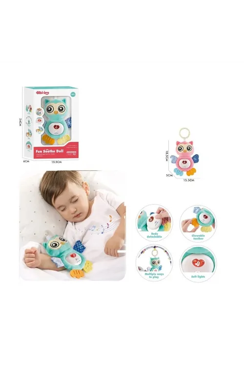 BIB6008 -Vardem Işıklı Ve Sesli Bebek Baykuşu