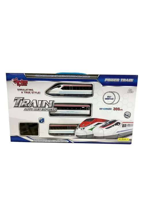 LE-2934A-11 40PCS IŞIKLI 308CM HIZLI TREN SET