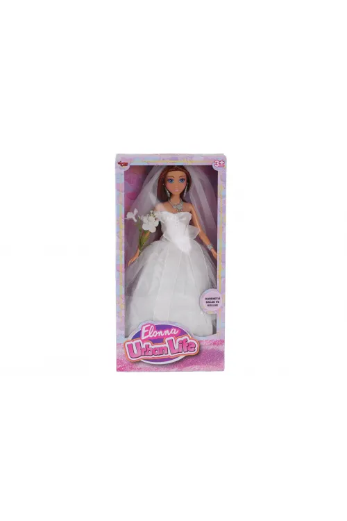 WG-661048 KUTULU 29CM GELİNLİKLİ BEBEK