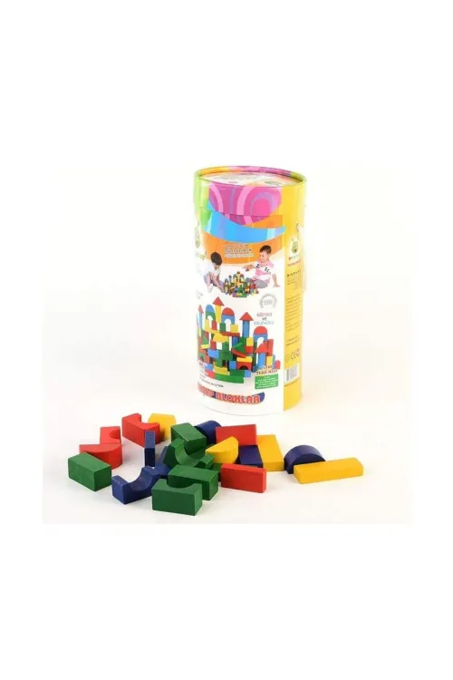 KR016 WOODOY 100 PARÇA KÜÇÜK KOVALI BLOKLAR 12