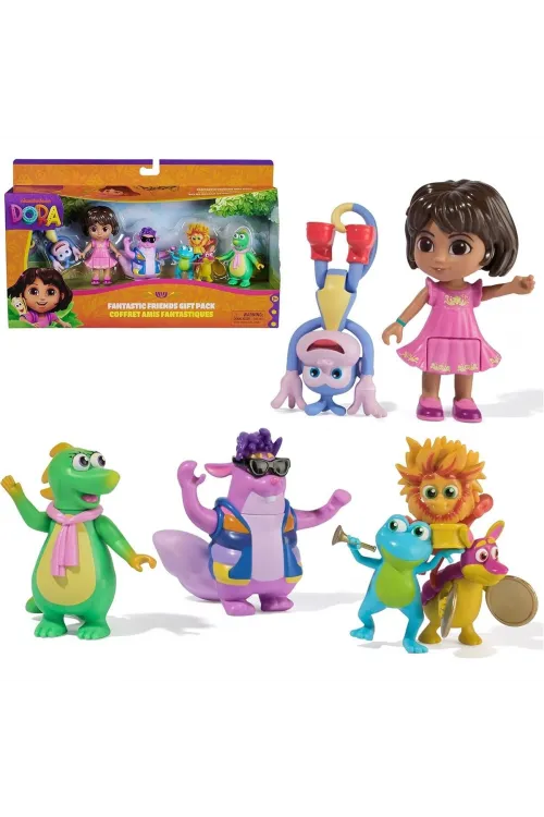 1007773 SUN-SPM-FİGÜR SET DORA VE HARİKA ARKADAŞLARI (DORA)