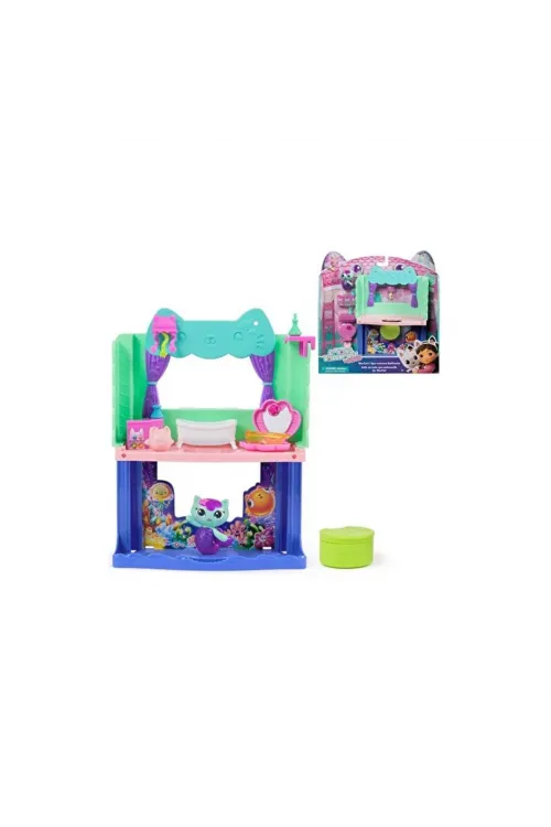 S00006727 SUN-SPM-FİGÜR SET GABBY S DOLLHOUSE MUTFAK SET/BANYO SET 10PRÇ.2A.
