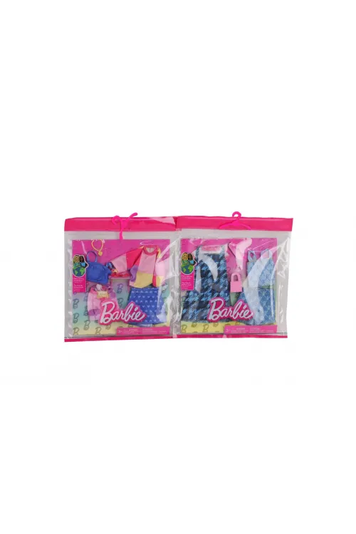 GWF04 Barbienin Kıyafet Koleksiyonu 2li Paketler / +3 yaş