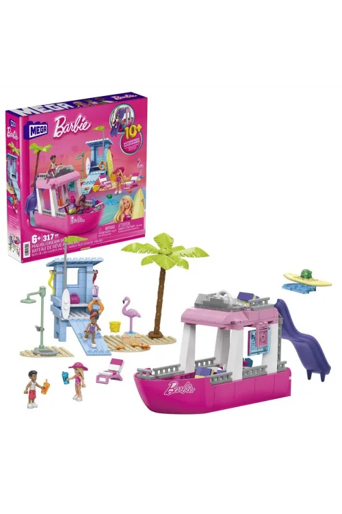 HPN79 MEGA Barbie® Malibu Rüya Teknesi™ 317 parça +6 yaş