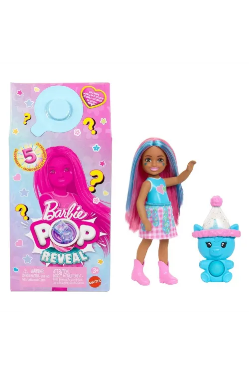 JCN89 Barbie Chelsea POP Reveal Milkshake Serisi