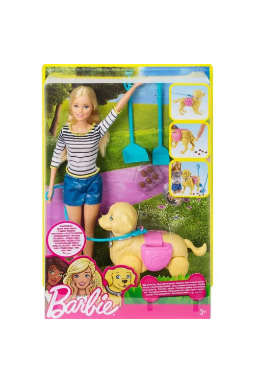 DWJ68 Barbie ve Köpeği Tuvalet Eğitiminde
