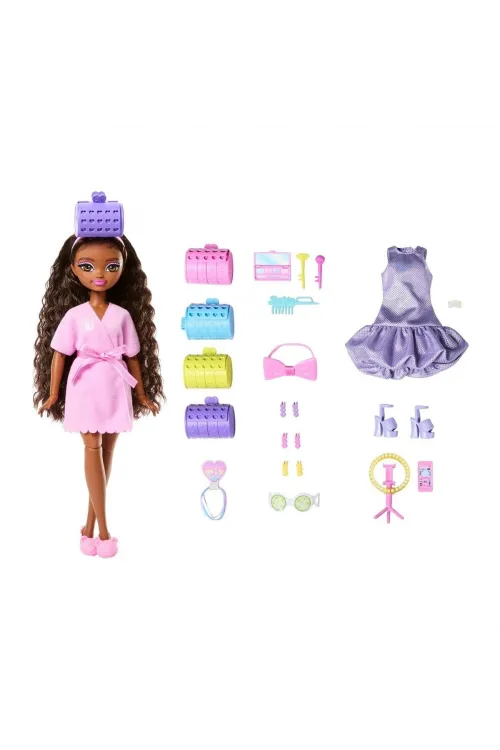 JGG39 Barbie Dream Besties Brooklyn ile Akşam Eğlencesine Hazırlanma