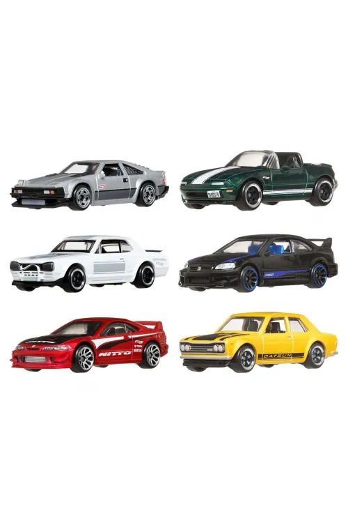 JBY77 Hot Wheels Japon Temalı Çoklu Arabalar