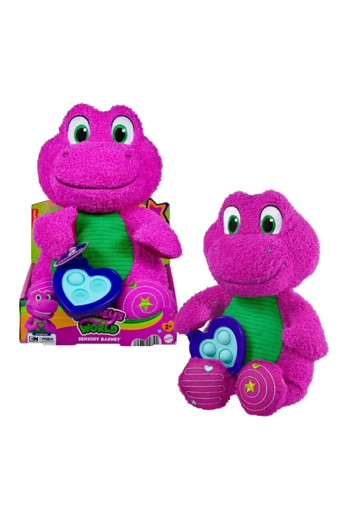 HYG89 Fisher-Price Kalp Yapan Barney Pelüş Oyuncağı