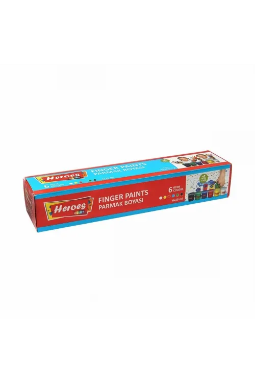 ERN-710 Heroes Color 6lı Parmak Boya - Eren Oyuncak