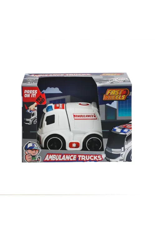 ER-247 Fast Wheels Ambulans Kamyonu -Erdem Oyuncak