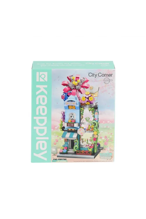 KP28016 Keeppley City Corner - Greenness Flower Shop - Çiçekçi 356 Parça Yapım Seti
