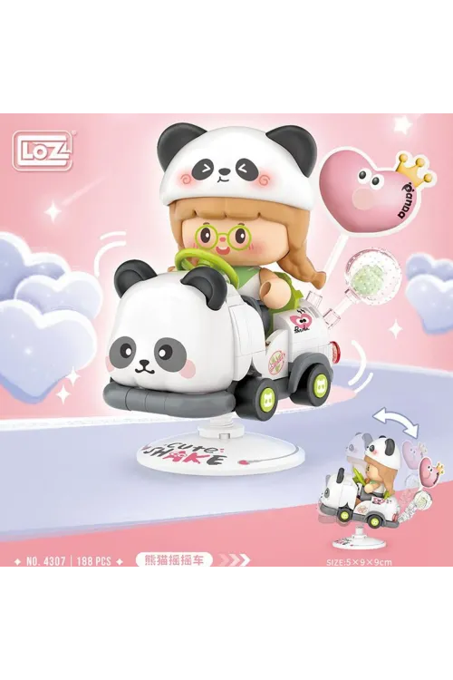 LZ-4307 LOZ PANDA SALLANAN SÜRÜŞ 188 PARÇA BLOCK OYUNCAK