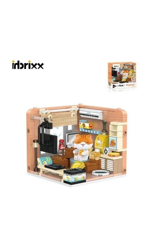 P885005 PANLOS KEDİ EVİ 263 PARÇA BLOCK OYUNCAK