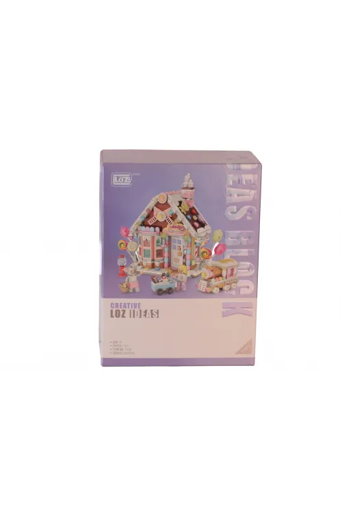 LZ-1224 LOZ ŞEKER EVİ 781 PARÇA BLOCK OYUNCAK