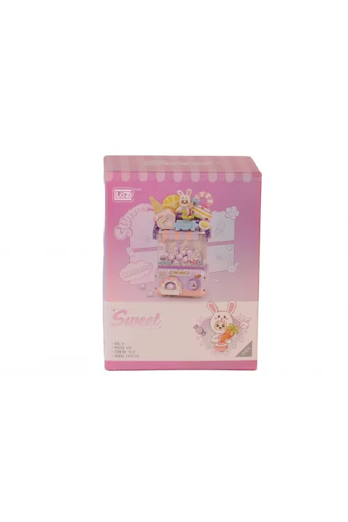 LZ1679 LOZ  Sevimli Gashapon Makineleri MOR  BLOCK OYUNCAK 428 PRÇ